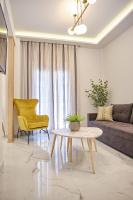 Posezení v ubytování Elegant Central Apartment Veria - με ενδοδαπέδια θέρμανση!!!