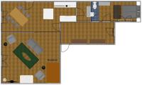 Plán poschodí v ubytovaní KRACHER Ferienhaus No 2 - inklusive Pool