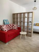 Posteľ alebo postele v izbe v ubytovaní Faros complex