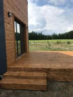 Plán poschodí v ubytovaní Sworna łąka z zewnętrznym SPA- sauna, jacuzzi, balia