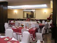 A restaurant or other place to eat at Santiago
