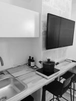 A television and/or entertainment centre at Casa Patà