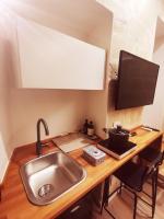 A kitchen or kitchenette at Casa Patà