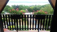 Balkon lub taras w obiekcie Balázs Apartman