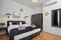Posteľ alebo postele v izbe v ubytovaní NOOK NOOK Apartments Katarzyny 2