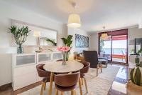 A kitchen or kitchenette at PARADISE SUITES Buenavista Beach