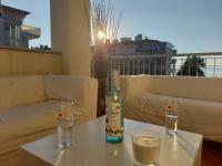 Balkón alebo terasa v ubytovaní Balaton BeachSide Apartman Siófok N2
