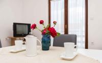 Televízia a/alebo spoločenská miestnosť v ubytovaní Apartment in Silo/Insel Krk 13496