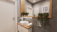 Plán poschodí v ubytovaní APARTAMENTY NADJEZIORNE z tarasem na dachu