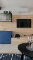 Plán poschodí v ubytovaní APARTAMENTY NADJEZIORNE z tarasem na dachu