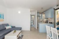 A kitchen or kitchenette at Waves Apartments Melody Glyfada