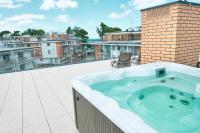 Plán poschodí v ubytovaní SZAFIROWE APARTAMENTY 1 kryty basen i sauna RESORT KLIFOWA