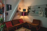 Posezení v ubytování Superbude Hamburg Altona