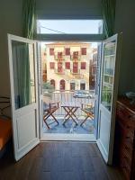 Balkón nebo terasa v ubytování Belfry House Nafplio