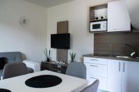 Kuchnia lub aneks kuchenny w obiekcie Tempó Apartman Siófok