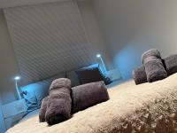Posteľ alebo postele v izbe v ubytovaní Apartament Opieszyn 16
