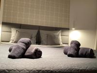 Posteľ alebo postele v izbe v ubytovaní Apartament Opieszyn 16