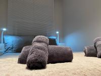 Posteľ alebo postele v izbe v ubytovaní Apartament Opieszyn 16