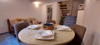 A seating area at Casa Enea