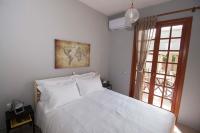 A bed or beds in a room at River
