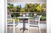 Balkón alebo terasa v ubytovaní Rethymno Garden Suites