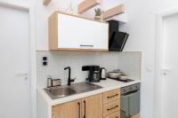 A kitchen or kitchenette at Georgioupoli Villa with heated private pool and BBQ