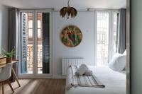 Część wypoczynkowa w obiekcie Bilbao Art Lodge Staynnapartments