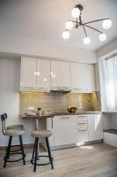 A kitchen or kitchenette at Chrysanthi's Apartment