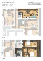 Plan piętra w obiekcie Appartementhaus Lackner