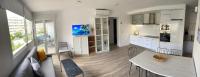 Kuchyň nebo kuchyňský kout v ubytování DELUX apartament Salou