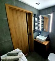 Kúpeľňa v ubytovaní Apartament przy alei Kopernika