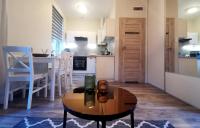 Kuchyňa alebo kuchynka v ubytovaní Apartament "Nad dachami"