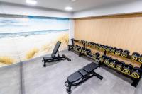 Fitness centrum a/nebo fitness zařízení v ubytování Resort Apartamenty Klifowa Rewal 41