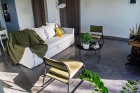 A seating area at Istron Avra