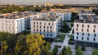 Výhľad na mesto Gdansk alebo výhľad na mesto priamo z apartmánu