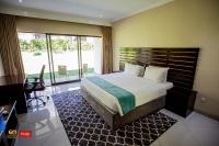 Douglas Lodge & Apartmentsにあるベッド