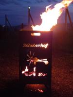 a sign that says scientologist is on fire at Appartement Weingut Schoberhof in Bad Gleichenberg