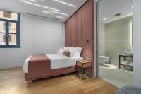 Postel nebo postele na pokoji v ubytování Hellenic Vibes Smart Hotel