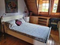Postel nebo postele na pokoji v ubytování La Casa Bonita Cercedilla