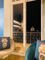 Posedenie v ubytovaní Esclusiva casa golden sulla spiaggia