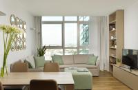 Telewizja i/lub zestaw kina domowego w obiekcie Torre Galfa Milano Luxury Apartments | UNA Esperienze