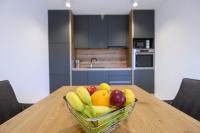 Kuchyň nebo kuchyňský kout v ubytování Luxury Apartments Leonika