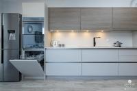 Kuchyňa alebo kuchynka v ubytovaní Osiedle Bursztynowe III by Jantar Apartamenty Kołobrzeg
