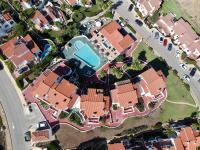Pohľad z vtáčej perspektívy na ubytovanie Apartamentos El Bergantin Menorca Club