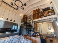 Kuchyňa alebo kuchynka v ubytovaní 2SEA LOFT NEA POTIDEA Chalkidiki