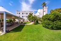 A garden outside Leone de Castris Wine Hotel