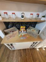 A kitchen or kitchenette at ARTEMIDE "Arco Antico" B&B SUITE SPA