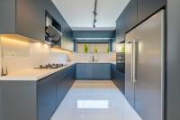 A kitchen or kitchenette at Luxury 4-Bed Villa with private pool and Jacuzzi