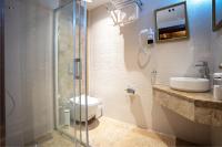 A bathroom at Castle Old Town Hotel