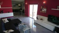 Posezení v ubytování Charming modern house with the new swimming pool - apartment Maya 1
